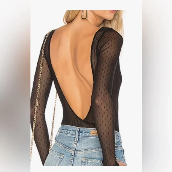 Majorelle sheer black bodysuit - Picture 2 of 5